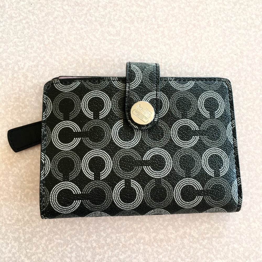 Coach Wallet with Button Clasp
